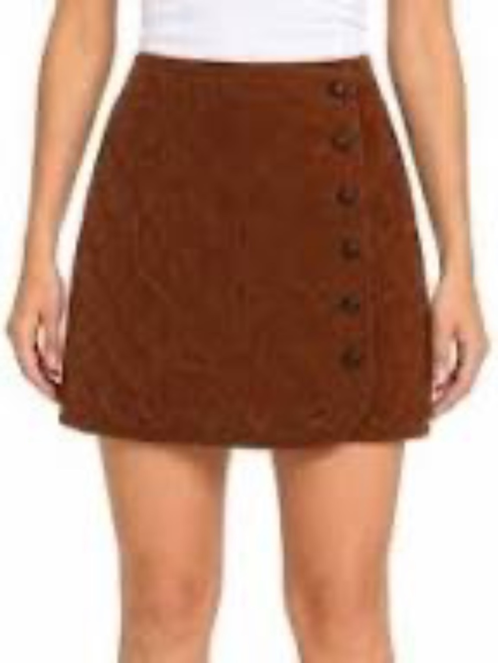 Madewell Corduroy Quilted Mini Skirt Size 00